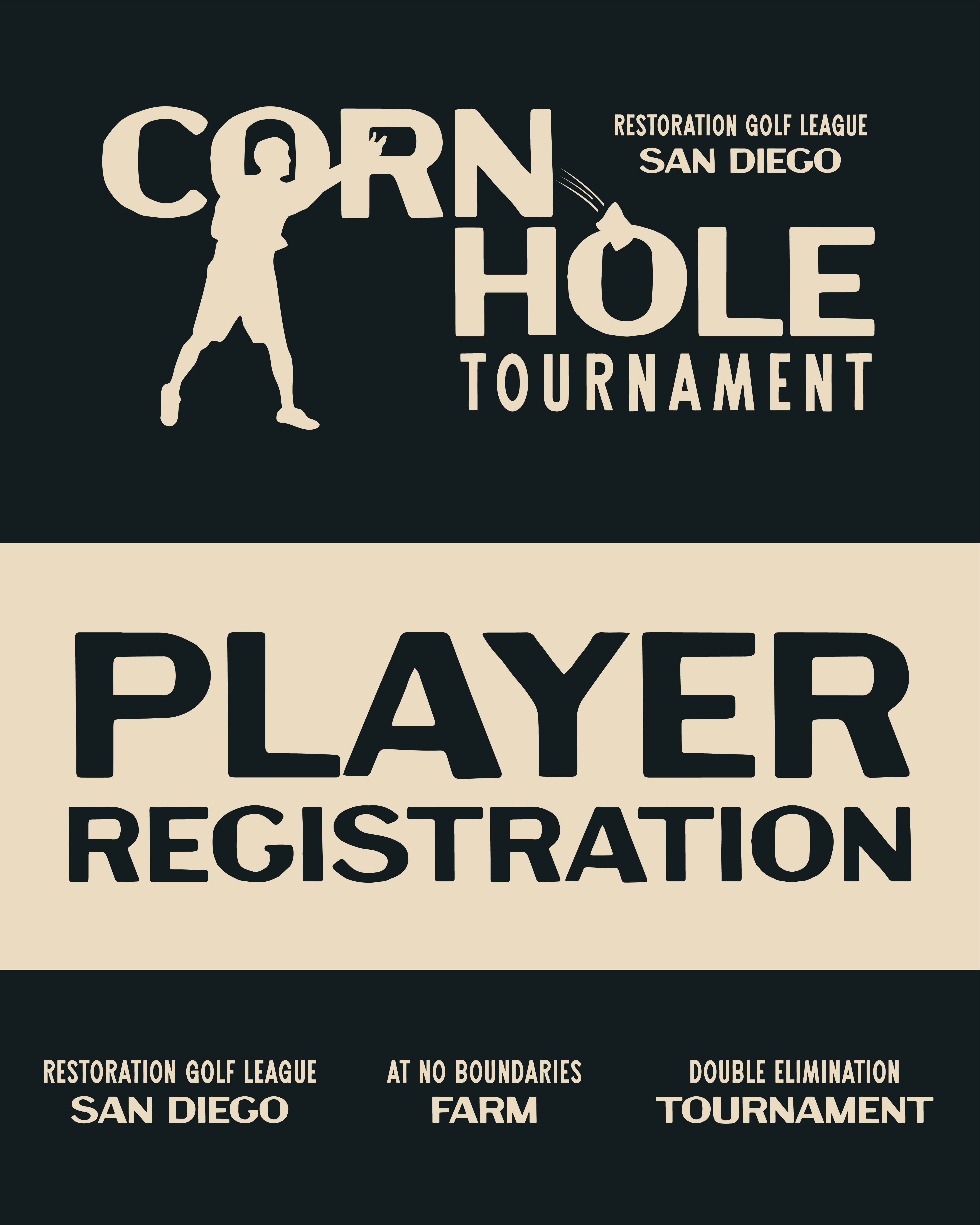 Corn-Hole Tournament Player Registration