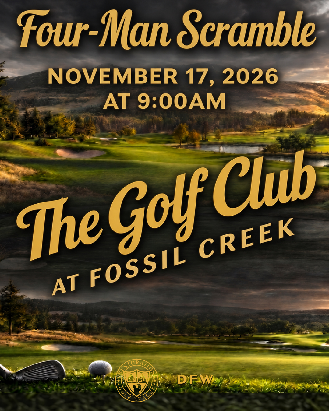 Fossil Creek 11/17/2026 – The Golf Club at Fossil Creek – Foursome