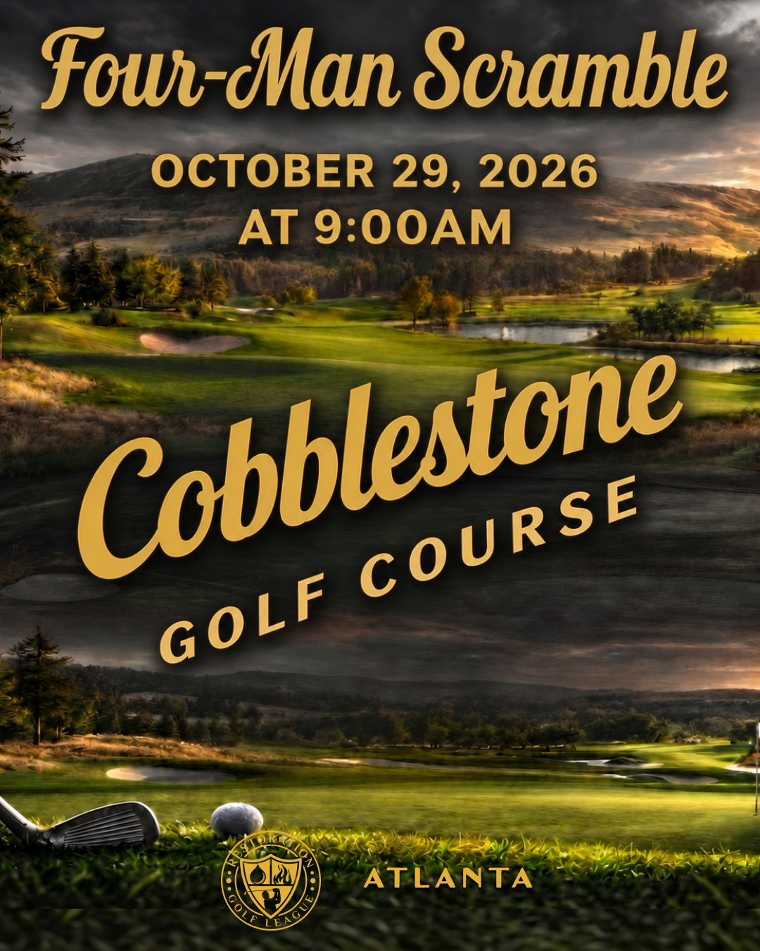 Cobblestone 10/29/2026 – Cobblestone Golf Course – Foursome
