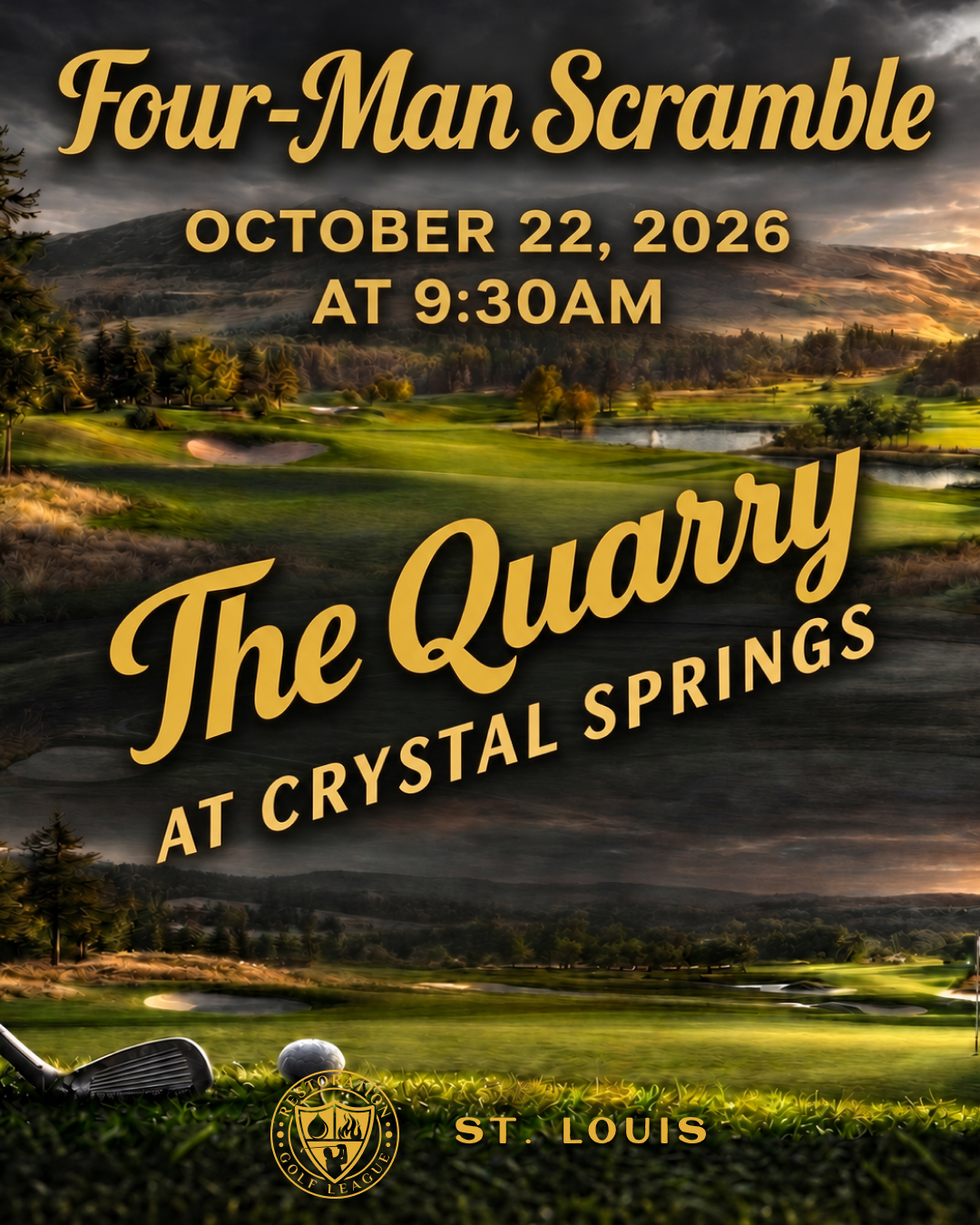 The Quarry 10/22/2026 - The Quarry at Crystal Springs β Foursome